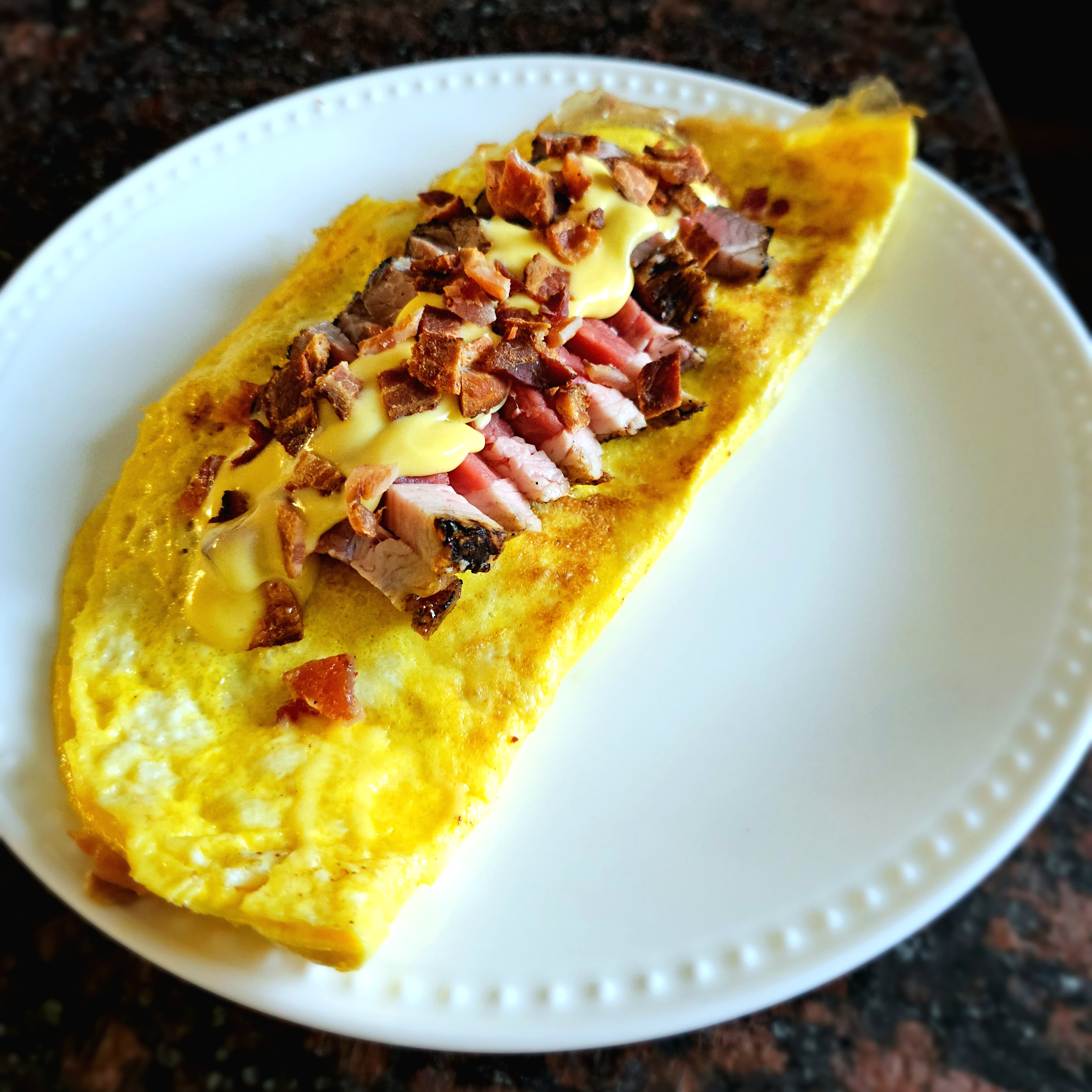 BBBE Steak, Bacon and Hollandaise Sauce Omelet The Inner Carnivore